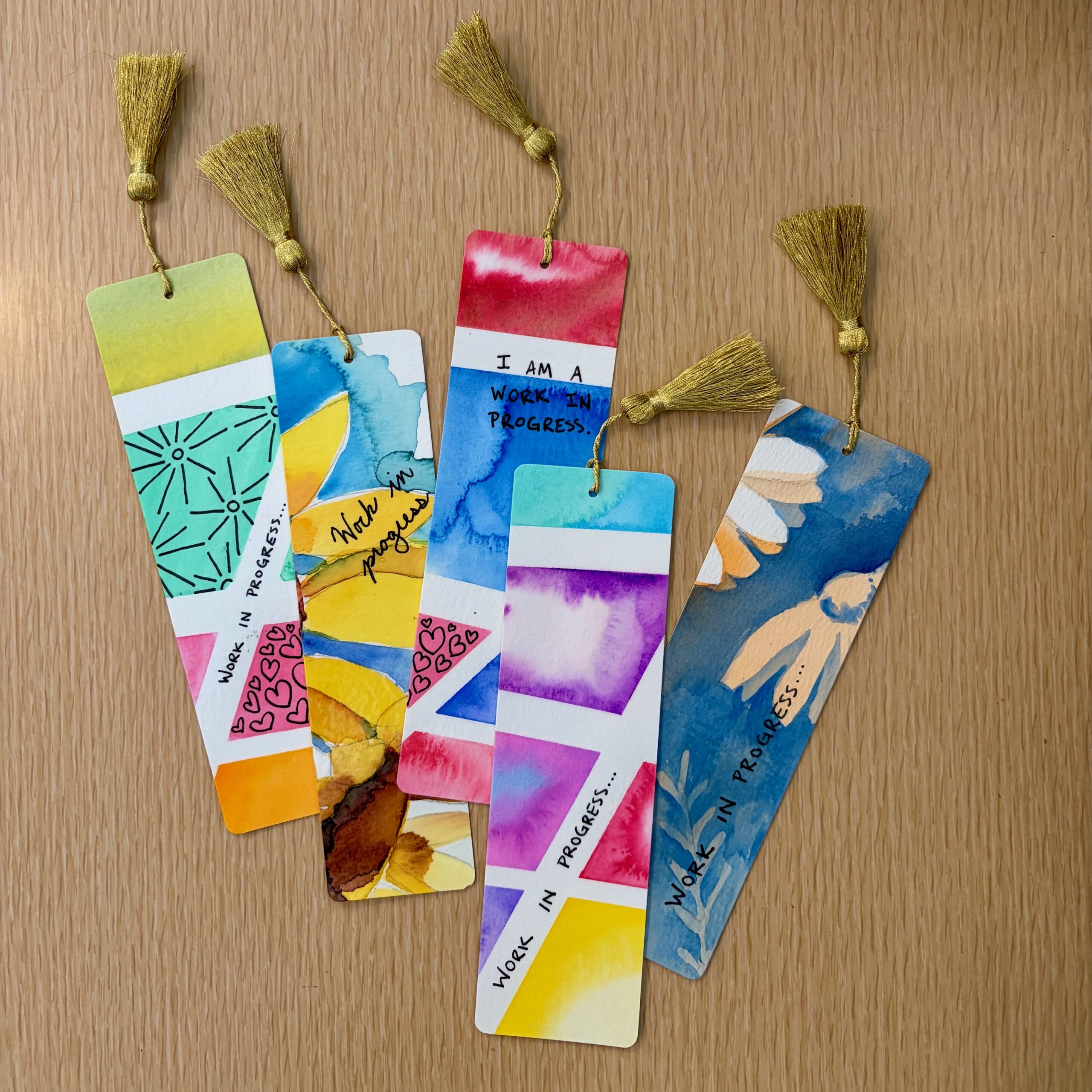 Work In Progress Bookmarks - HRay Art
